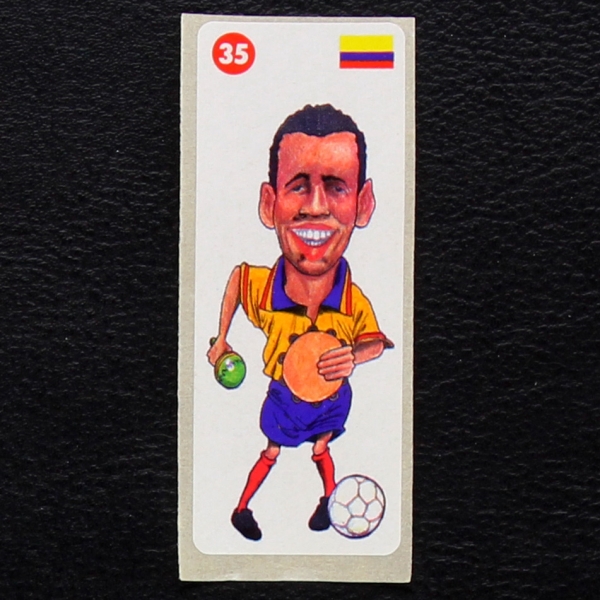 Crazy Football No. 35 dunkin Bubble Gum Sticker