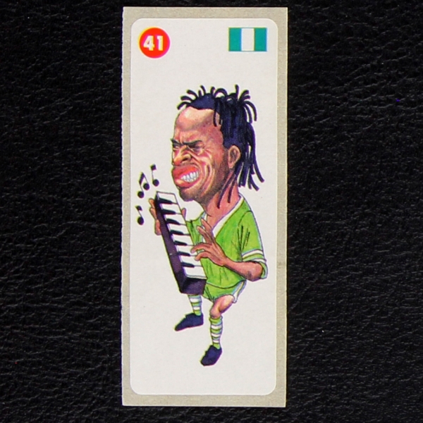 Crazy Football No. 41 dunkin Bubble Gum Sticker