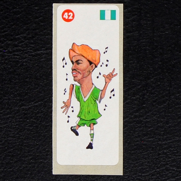 Crazy Football No. 42 dunkin Bubble Gum Sticker