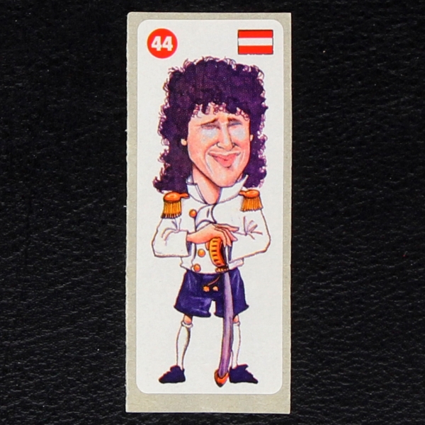 Crazy Football No. 44 dunkin Bubble Gum Sticker