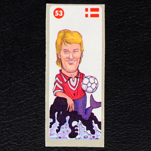 Crazy Football No. 53 dunkin Bubble Gum Sticker