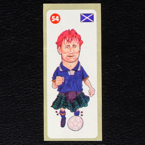 Crazy Football No. 54 dunkin Bubble Gum Sticker