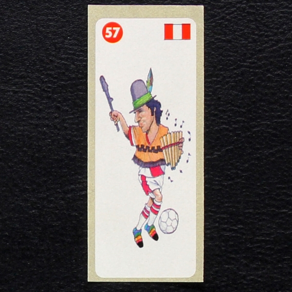 Crazy Football No. 57 dunkin Bubble Gum Sticker