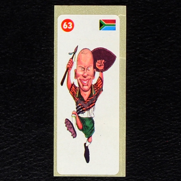 Crazy Football No. 63 dunkin Bubble Gum Sticker