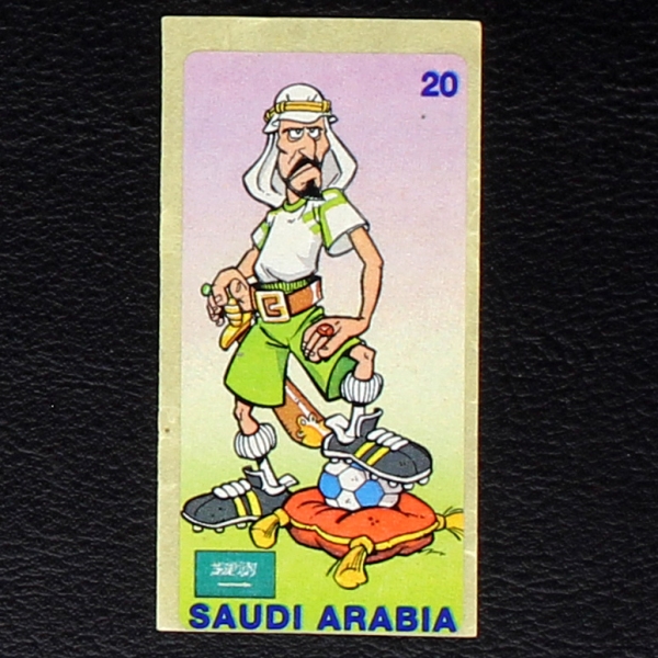 World Football 1994 No. 20 dunkin Bubble Gum Sticker