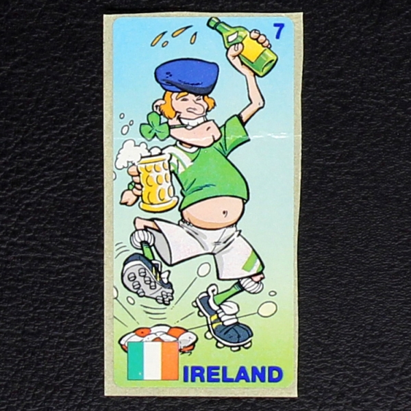 World Football 1994 No. 7 dunkin Bubble Gum Sticker