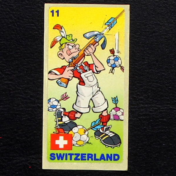 World Football 1994 No. 11 dunkin Bubble Gum Sticker