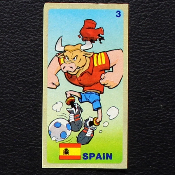 World Football 1994 No. 3 dunkin Bubble Gum Sticker