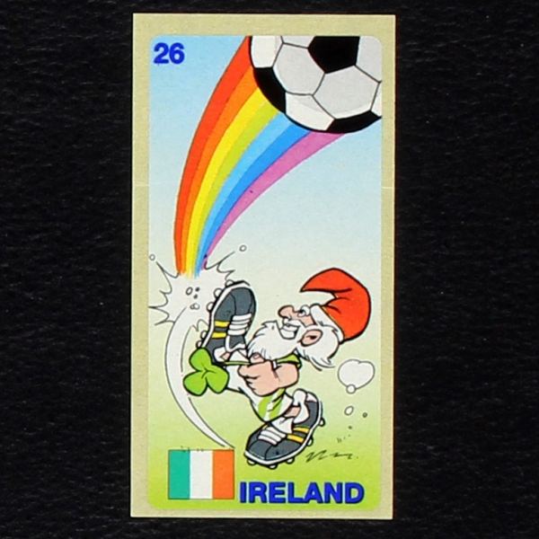 World Football 1994 No. 26 dunkin Bubble Gum Sticker