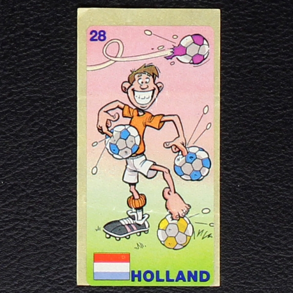 World Football 1994 No. 28 dunkin Bubble Gum Sticker
