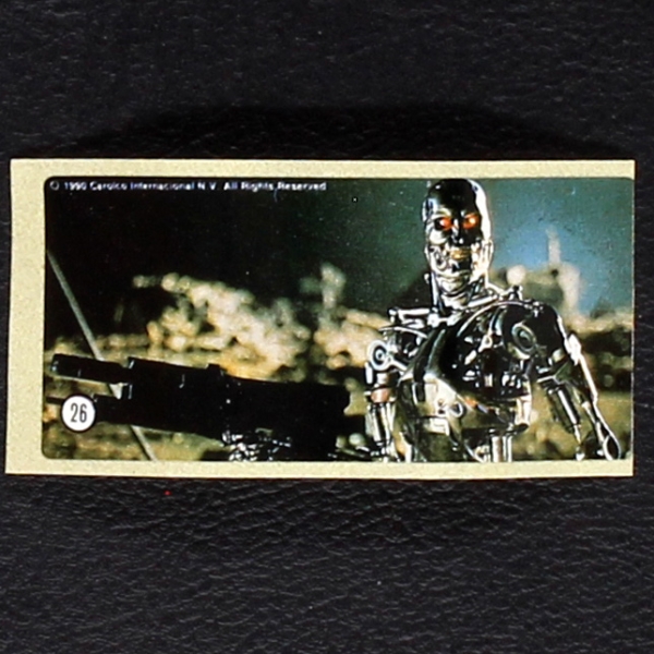 Terminator 2 No. 26 dunkin Bubble Gum Sticker