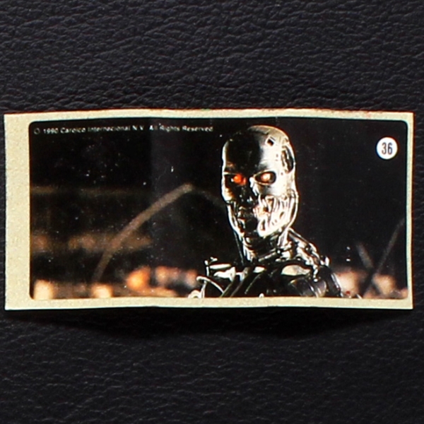 Terminator 2 No. 36 dunkin Bubble Gum Sticker