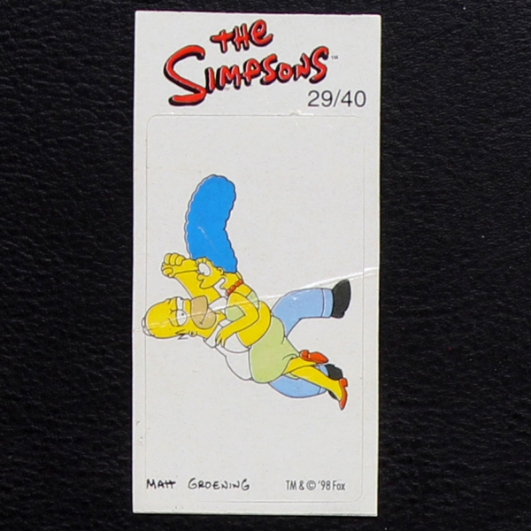 The Simpsons No. 29 Fleer Bubble Gum Sticker