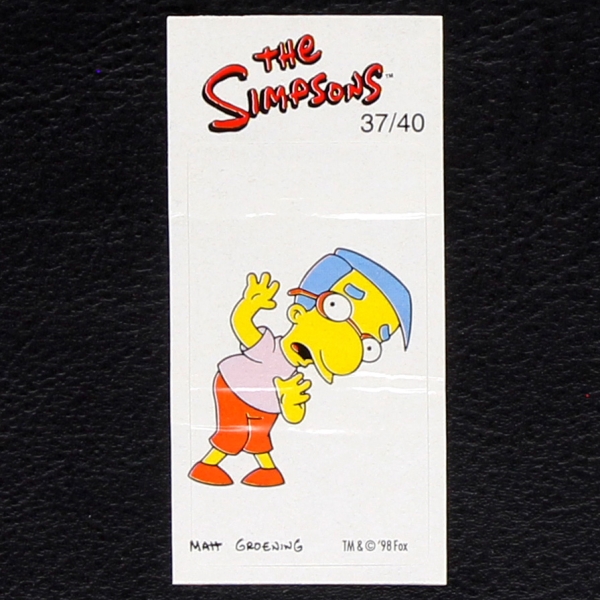 The Simpsons No. 37 Fleer Bubble Gum Sticker