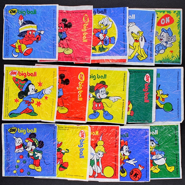 OK Big Ball Disney 33 chewing gum picture - Bubble Gum