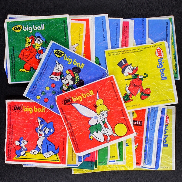 OK Big Ball Disney 33 chewing gum picture - Bubble Gum