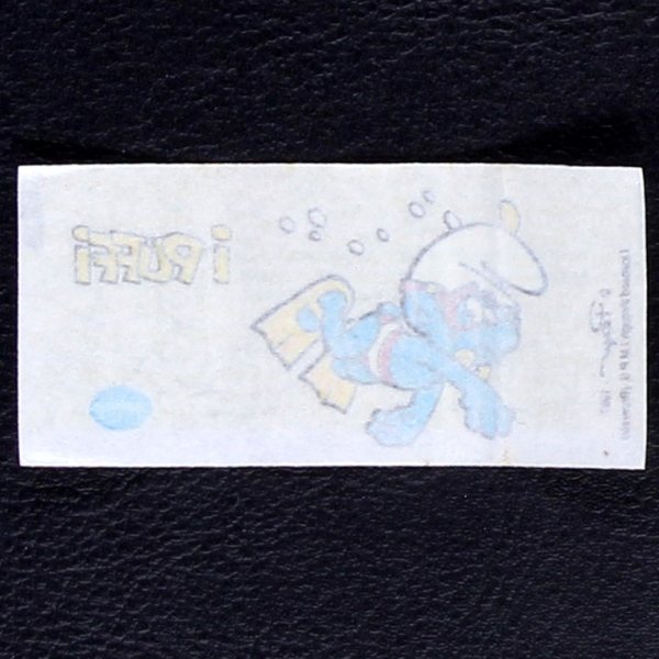 Die Schlümpfe Tattoo dunkin Bubble Gum