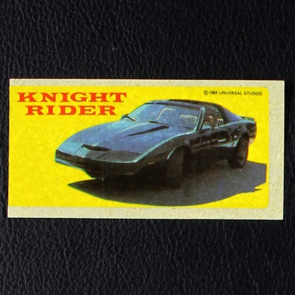 Knight Rider dunkin Bubble Gum Sticker