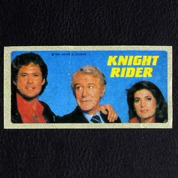 Knight Rider dunkin Bubble Gum Sticker