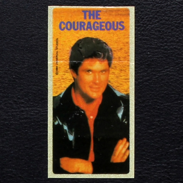 Knight Rider dunkin Bubble Gum Sticker