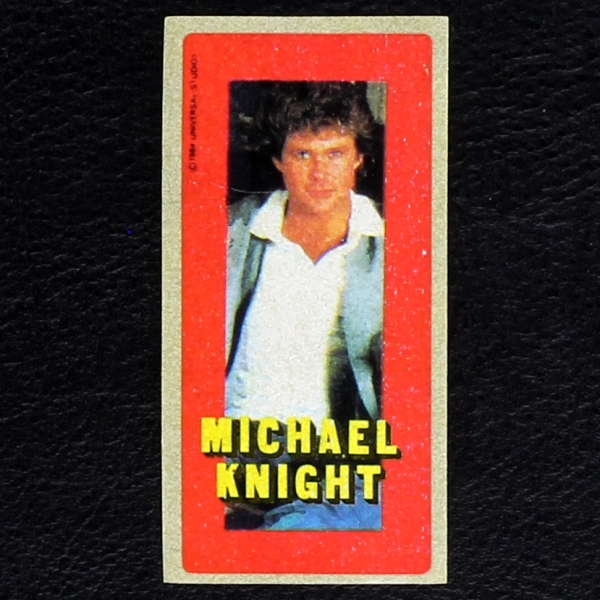Knight Rider dunkin Bubble Gum Sticker