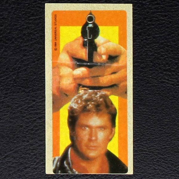 Knight Rider dunkin Bubble Gum Sticker