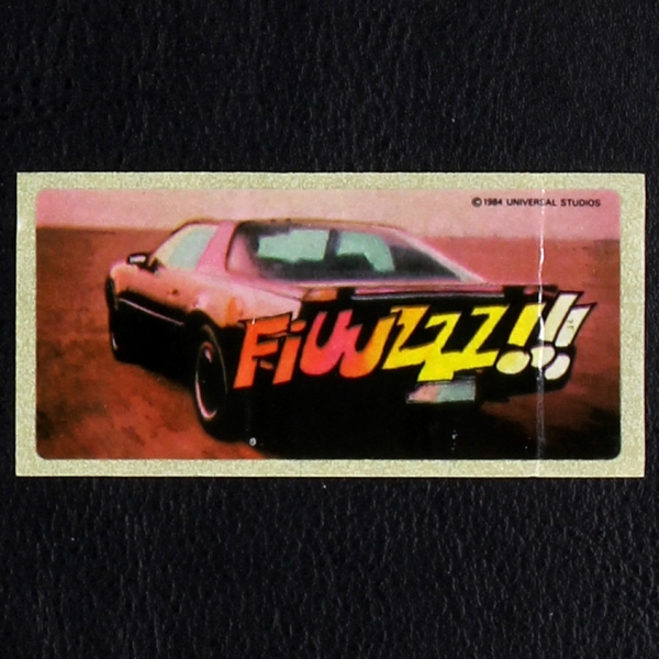 Knight Rider dunkin Bubble Gum Sticker