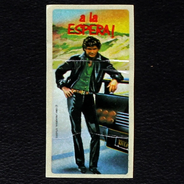 Knight Rider dunkin Bubble Gum Sticker