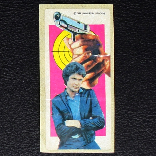Knight Rider dunkin Bubble Gum Sticker