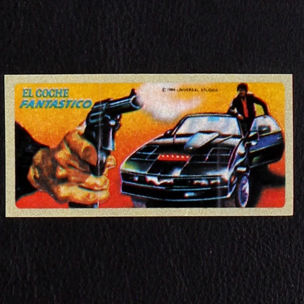 Knight Rider dunkin Bubble Gum Sticker