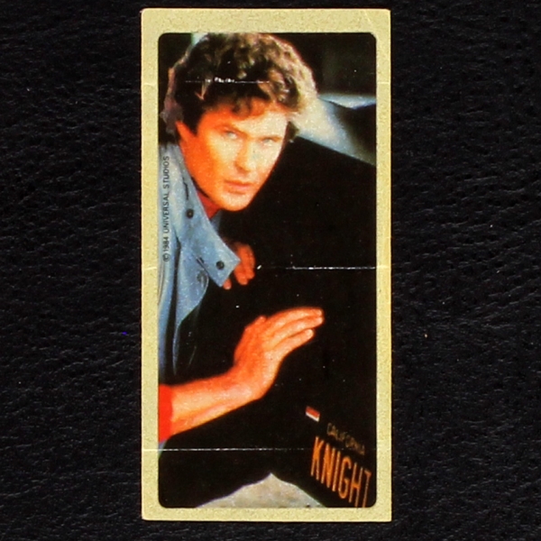 Knight Rider dunkin Bubble Gum Sticker