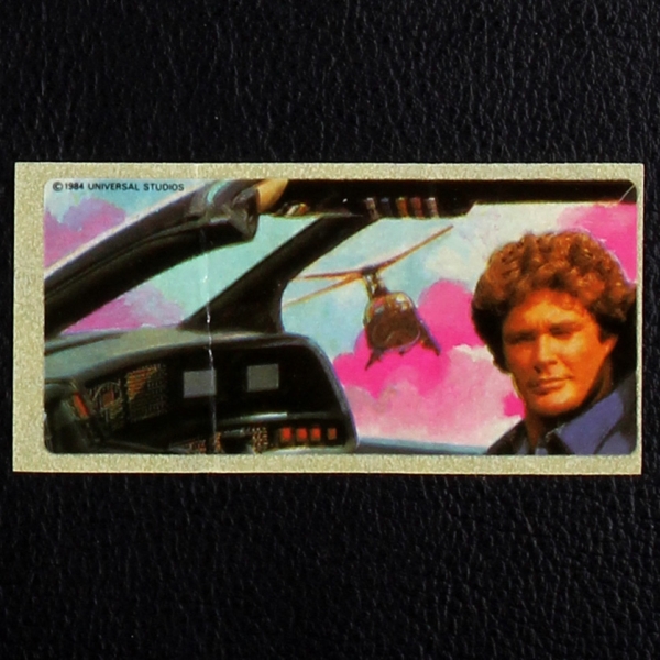 Knight Rider dunkin Bubble Gum Sticker
