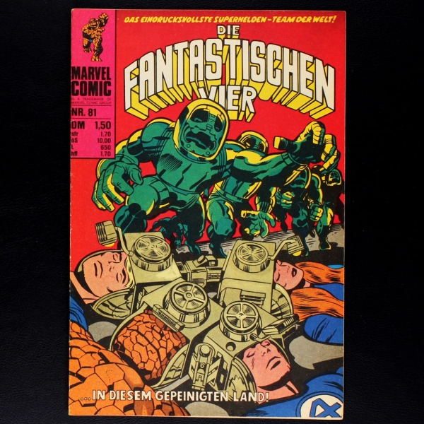 Die Fantastischen Vier Nr. 81 Williams Comic