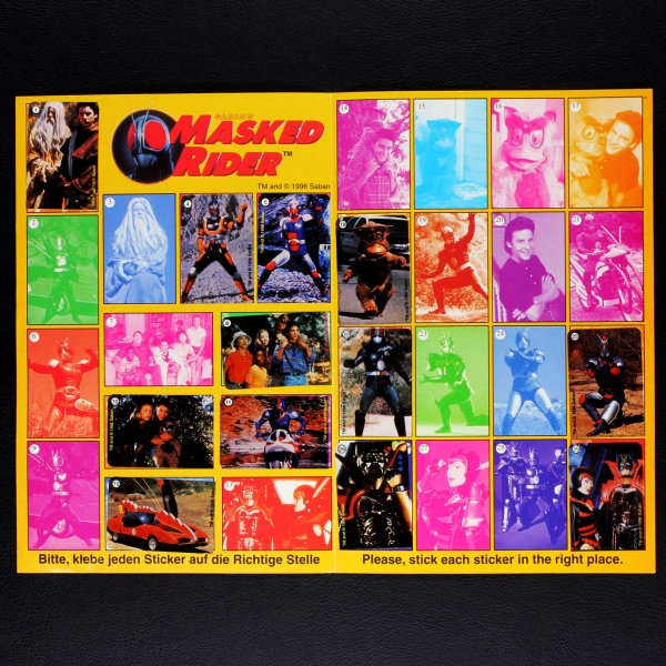 Masked Rider Vidal Kuroczik Sticker Folder - Kaugummi Bilder