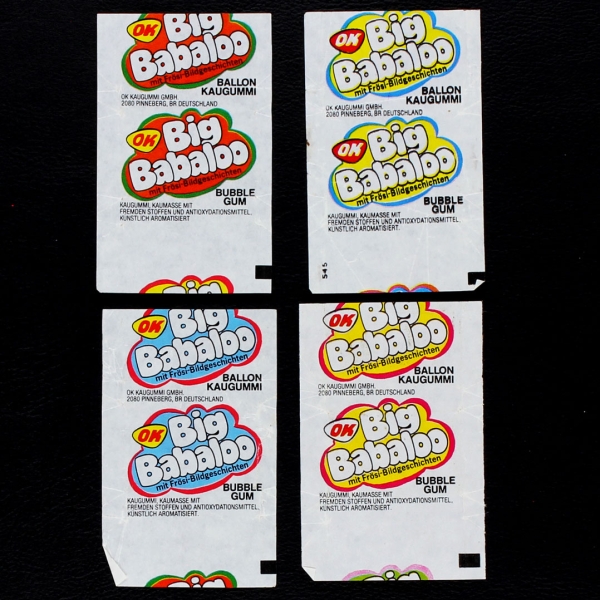 Big Babaloo Bubble Gum - Wrapper 4x