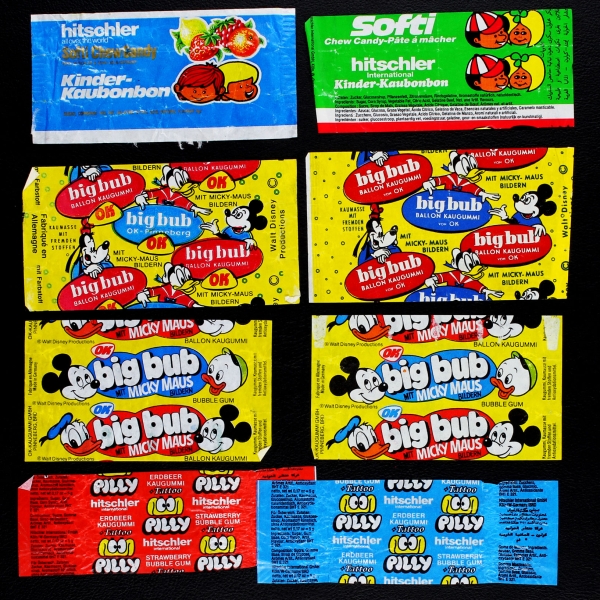 8 Wrapper Bubble Gum